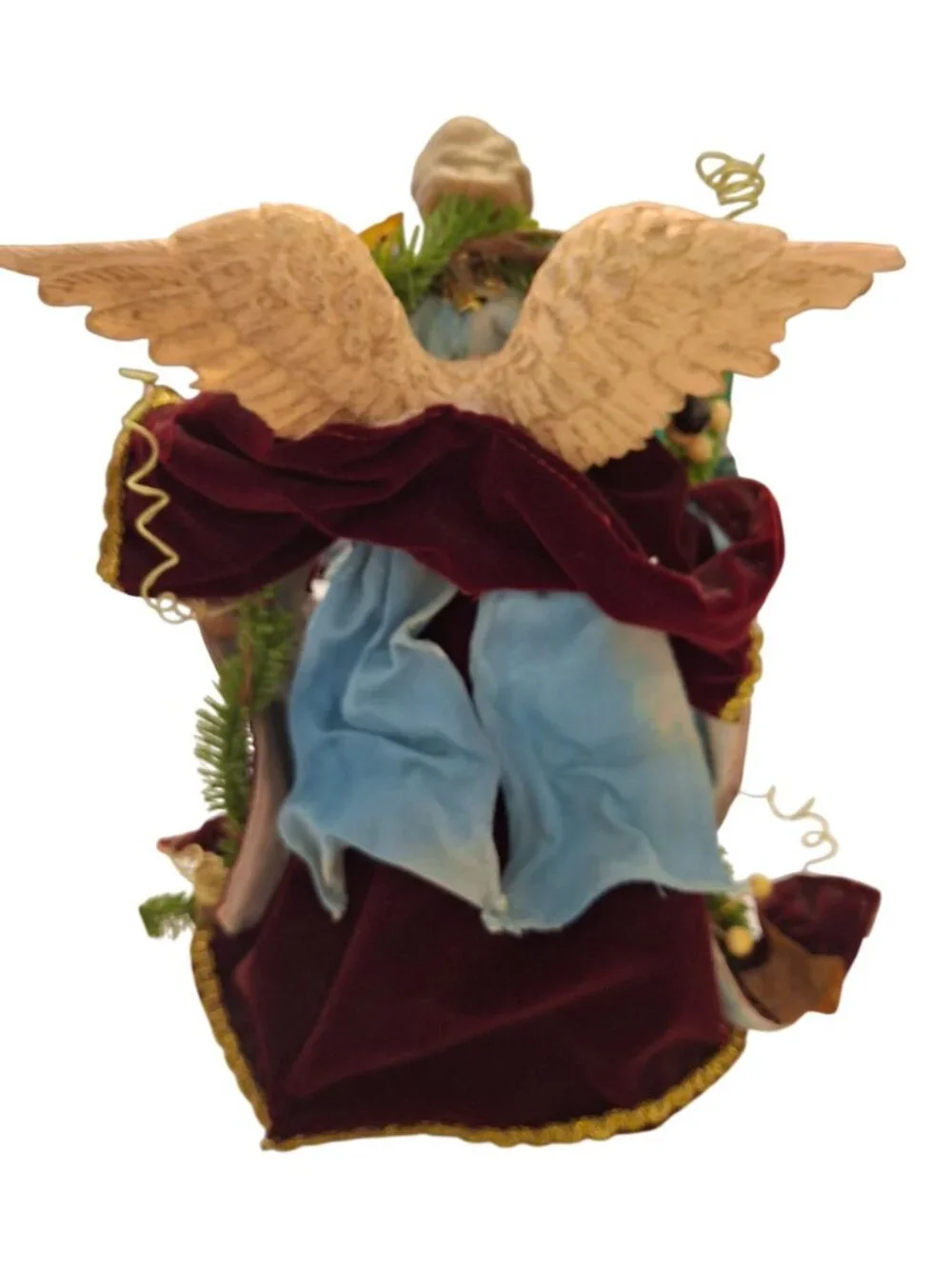 VTG House of Lloyd Neopolitan Angel Tree Topper Christmas Around World Box